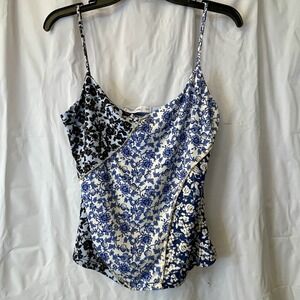 Mango MNG Women Sz M Camisole Top Patchwork Country Floral Boho Cottagecore Y2K